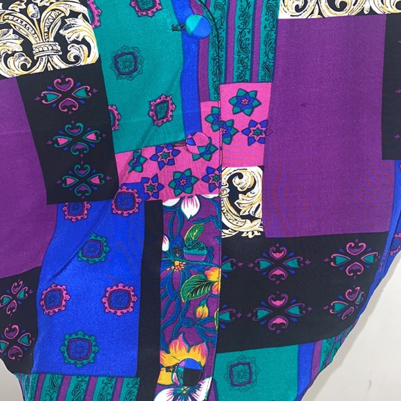 Vintage Olympia Blouses 100% Silk Vest - Picture 11 of 13